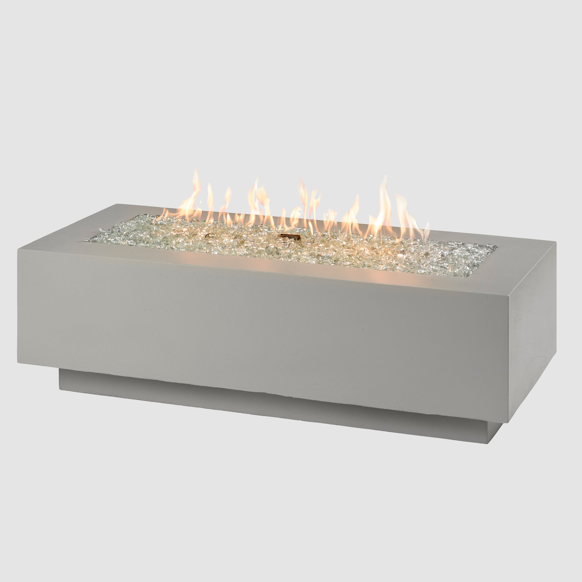 54" Cove Linear Natural Grey Natural Gas Fire Pit Table