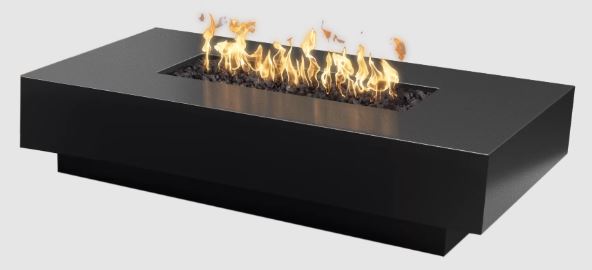 66" Linear Cabo Metal Fire Pit