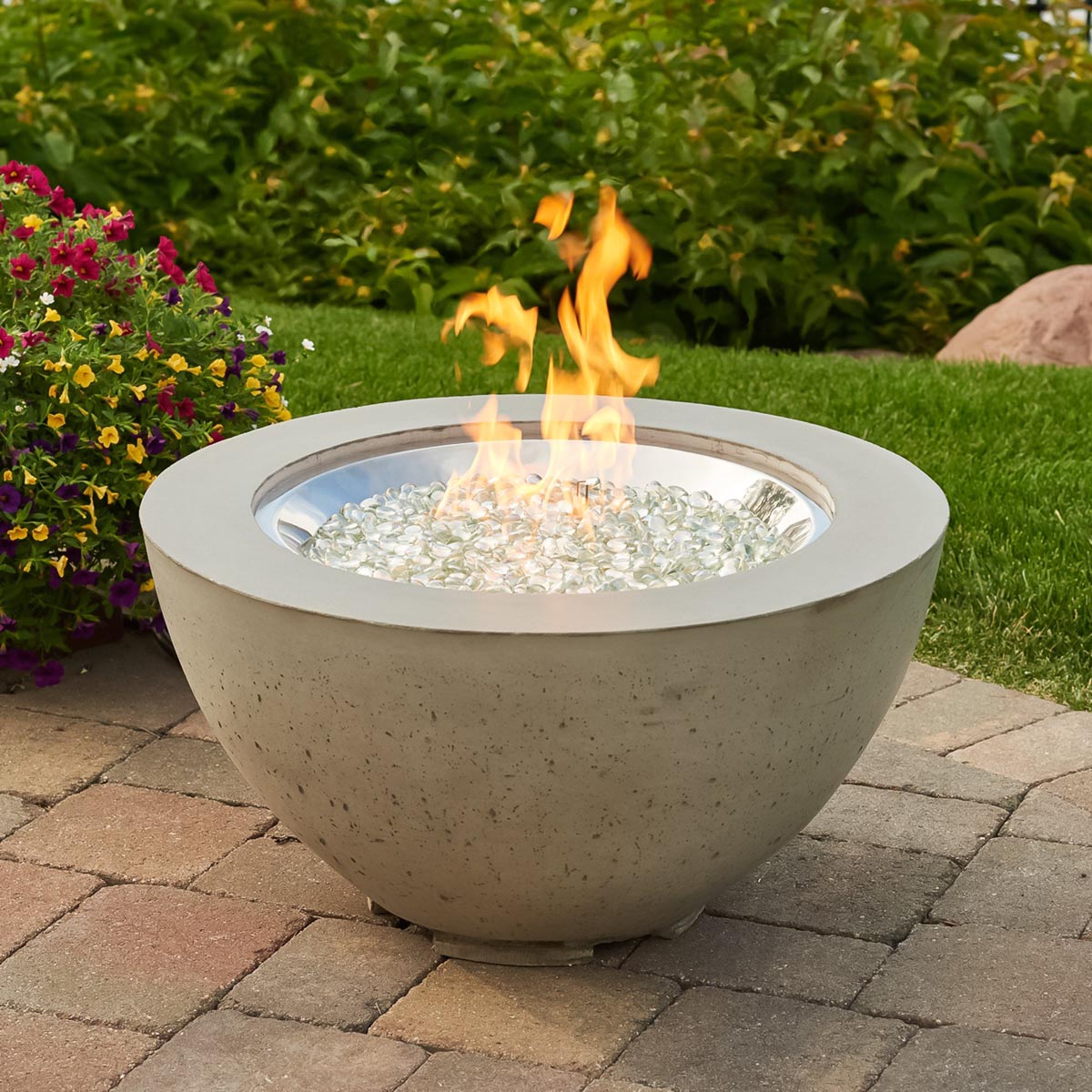 29" Cove Round Gas Liquid Propane Fire Pit Bowl