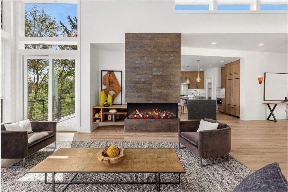 72" Amantii True View XL Deep Lumina Electric Fireplace