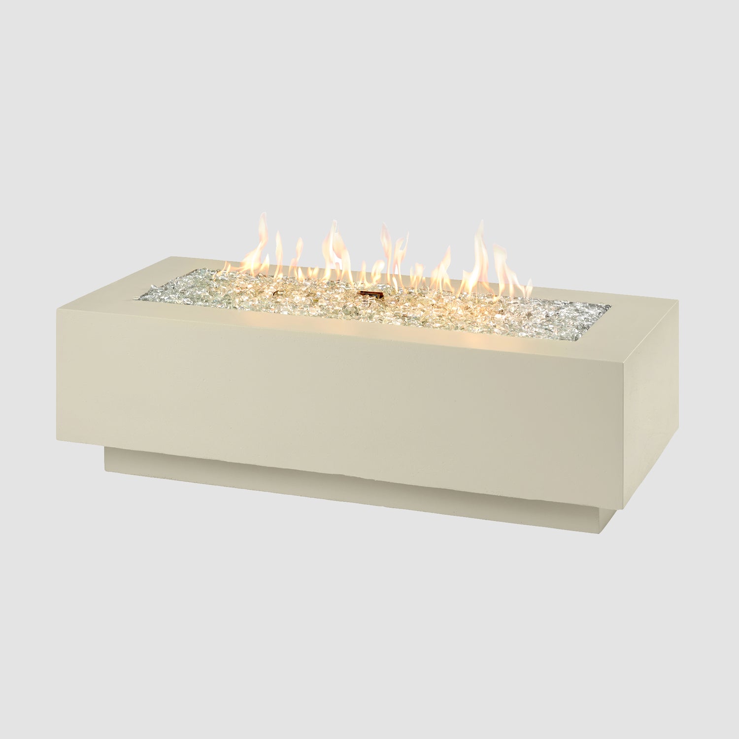 54" Cove LinearGas Fire Pit in Linen w/ Electronic Ignition (LP)