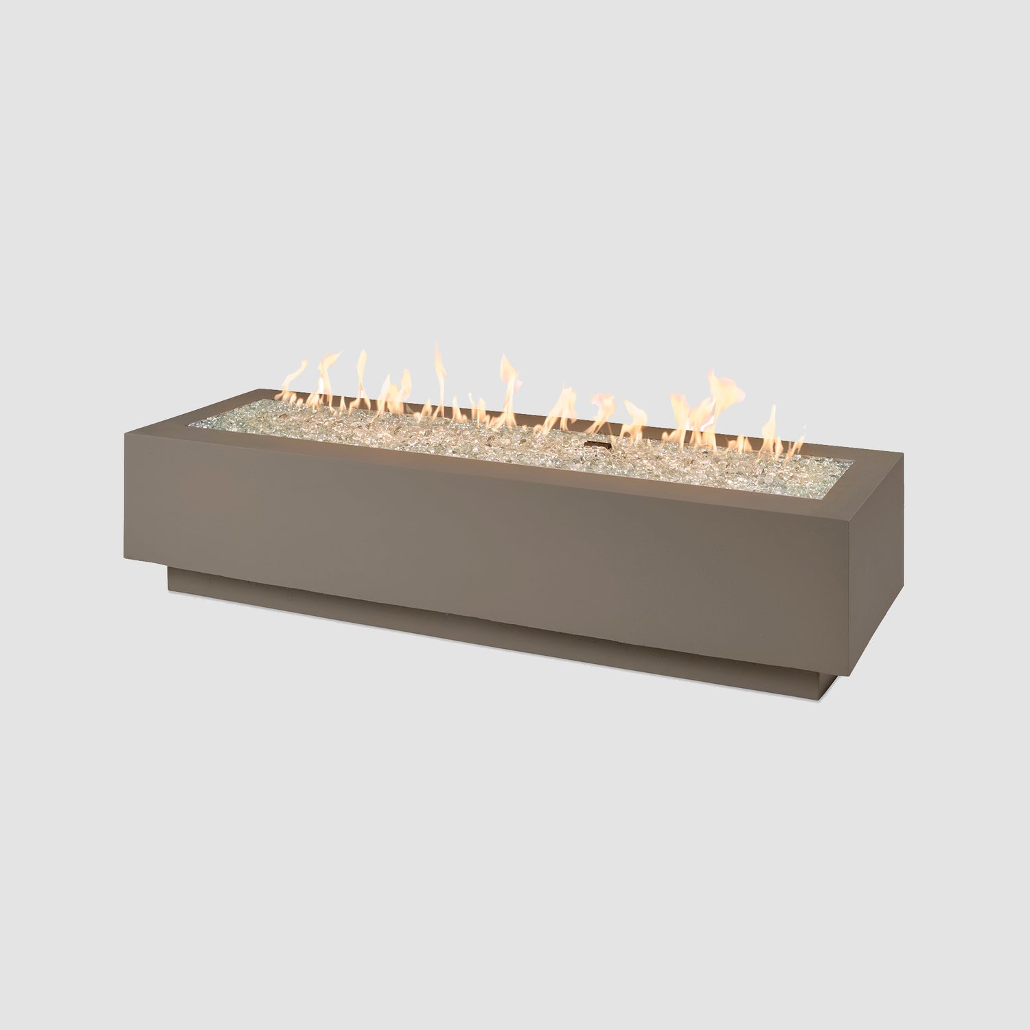 72" Cove Linear Gas Fire Pit in Earth Stone w/ Electronic Ignition (NG)