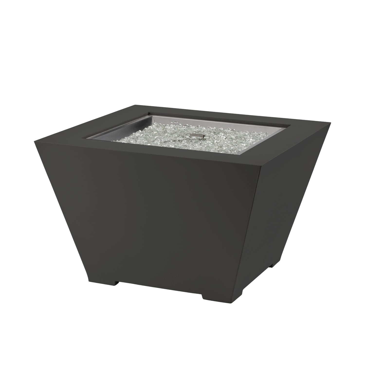 38" Cove Trapezoid Gas Fire Pit in Midnight Mist w/ Electronic Ignition (NG)