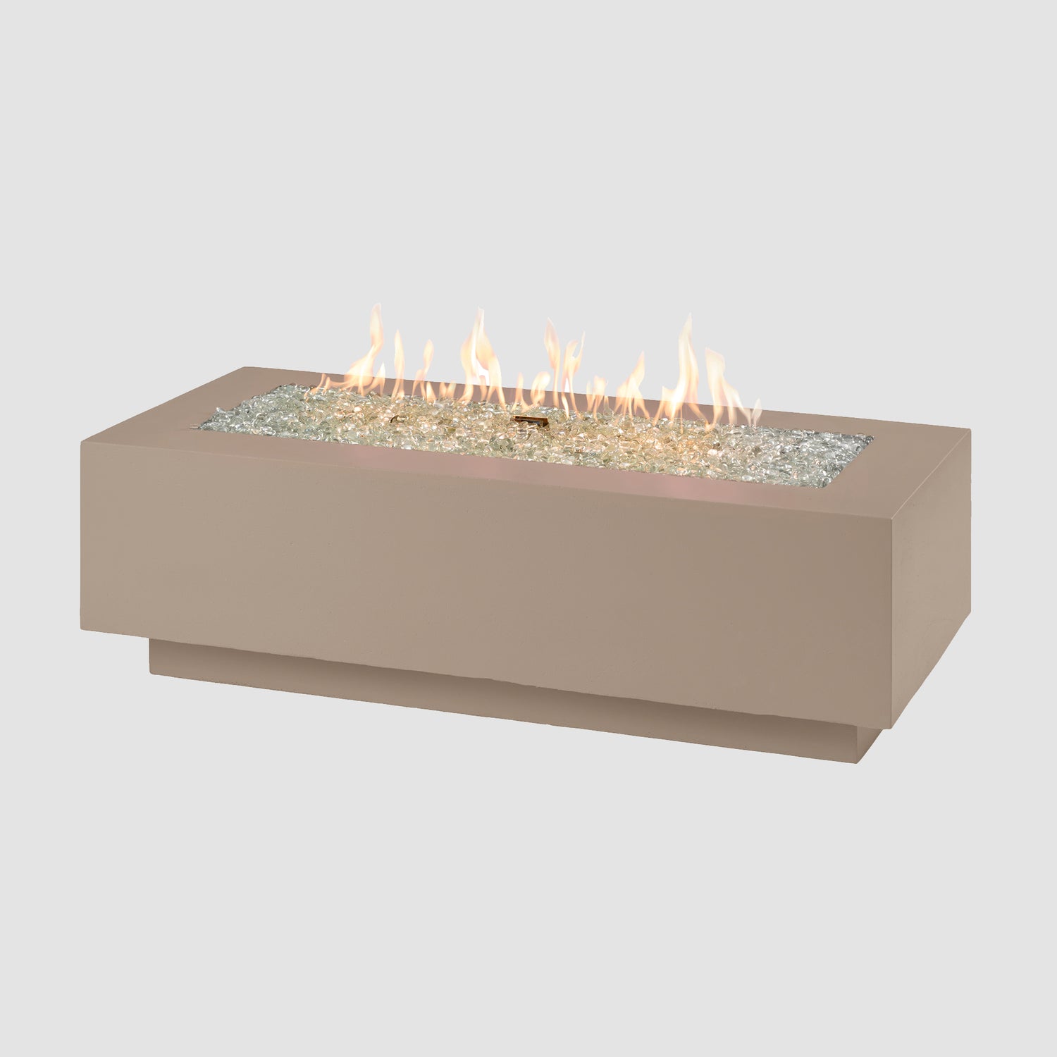 54" Cove Linear Gas Fire Pit in Latte w/ Electronic Ignition (NG)
