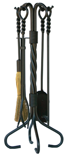 31'' 5 Piece Olde World Iron Ring/Twist Fireset