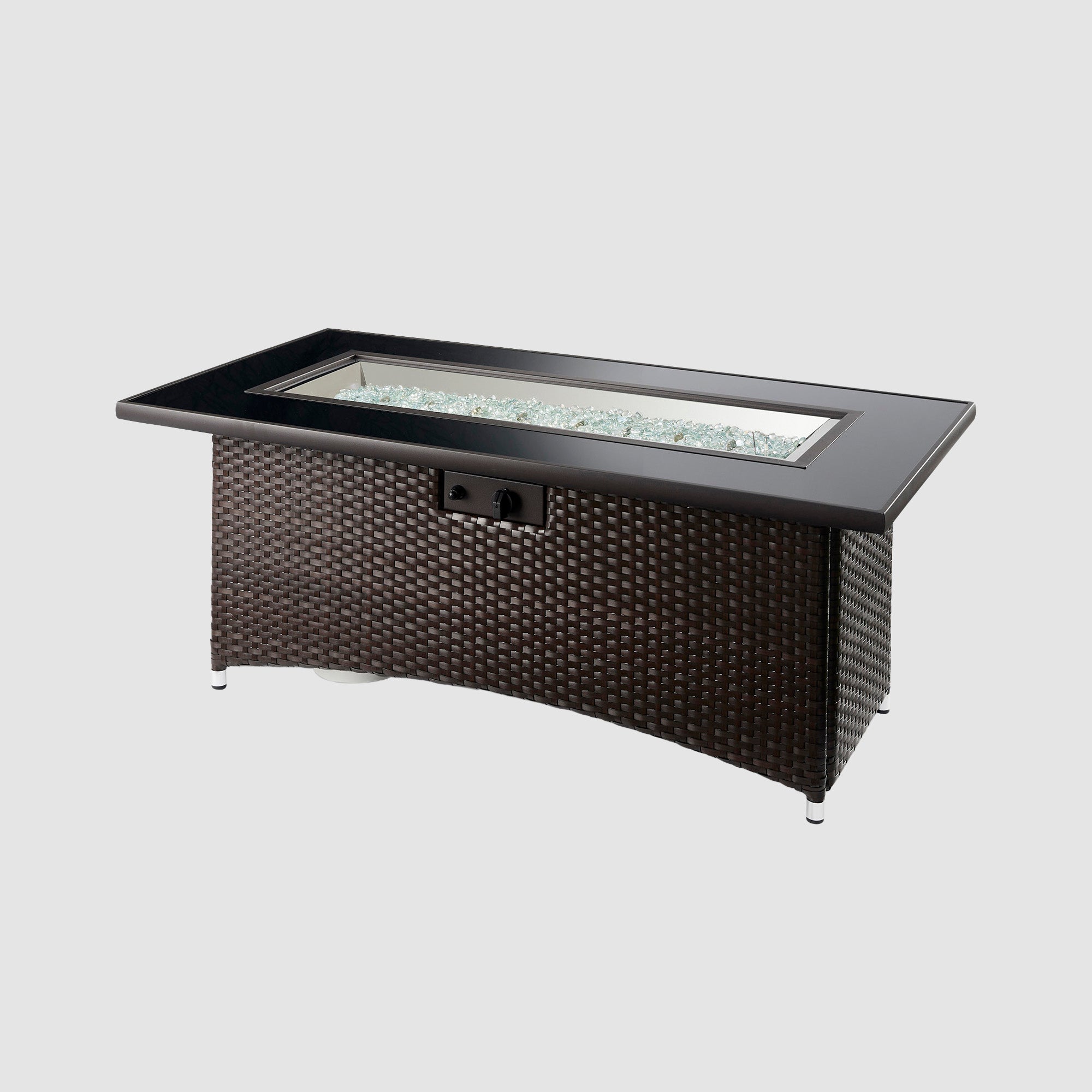 59" Montego Linear Liquid Propane Gas Fire Pit Table