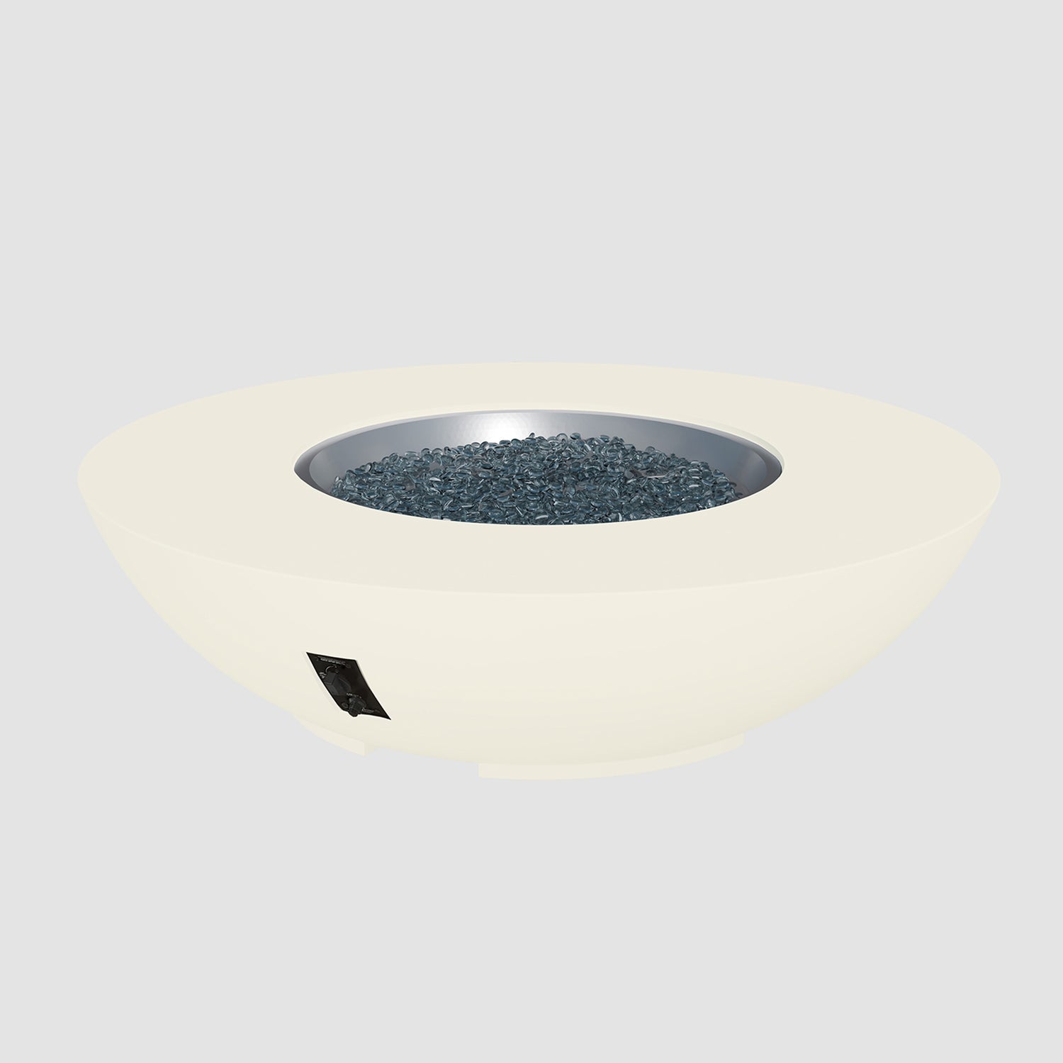 54" Cove Bowl Gas Fire Pit in Linen
