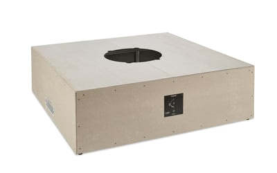 48" x 48" Square Ready-to-Finish Fire Pit Table Base with Aluminum Top