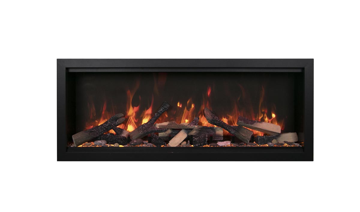 45" Remii Tall Indoor/Outdoor Built-In Electric Fireplace
