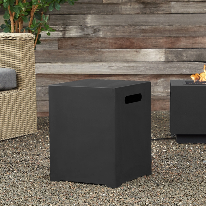 20Lb Black Propane Tank Cover