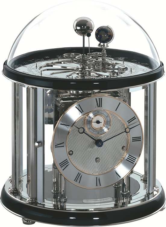 Tellurium II Black Mechanical Hermle Mantel Clock Tellurium II Black Mechanical Hermle Mantel Clock