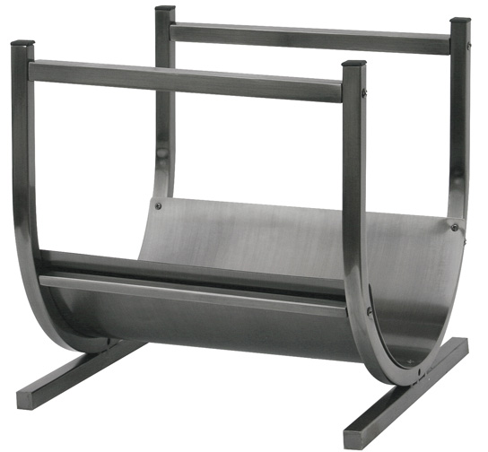 14.5'' Pewter Finish Log Holder