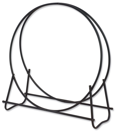 40'' Black Tubular Log Hoop