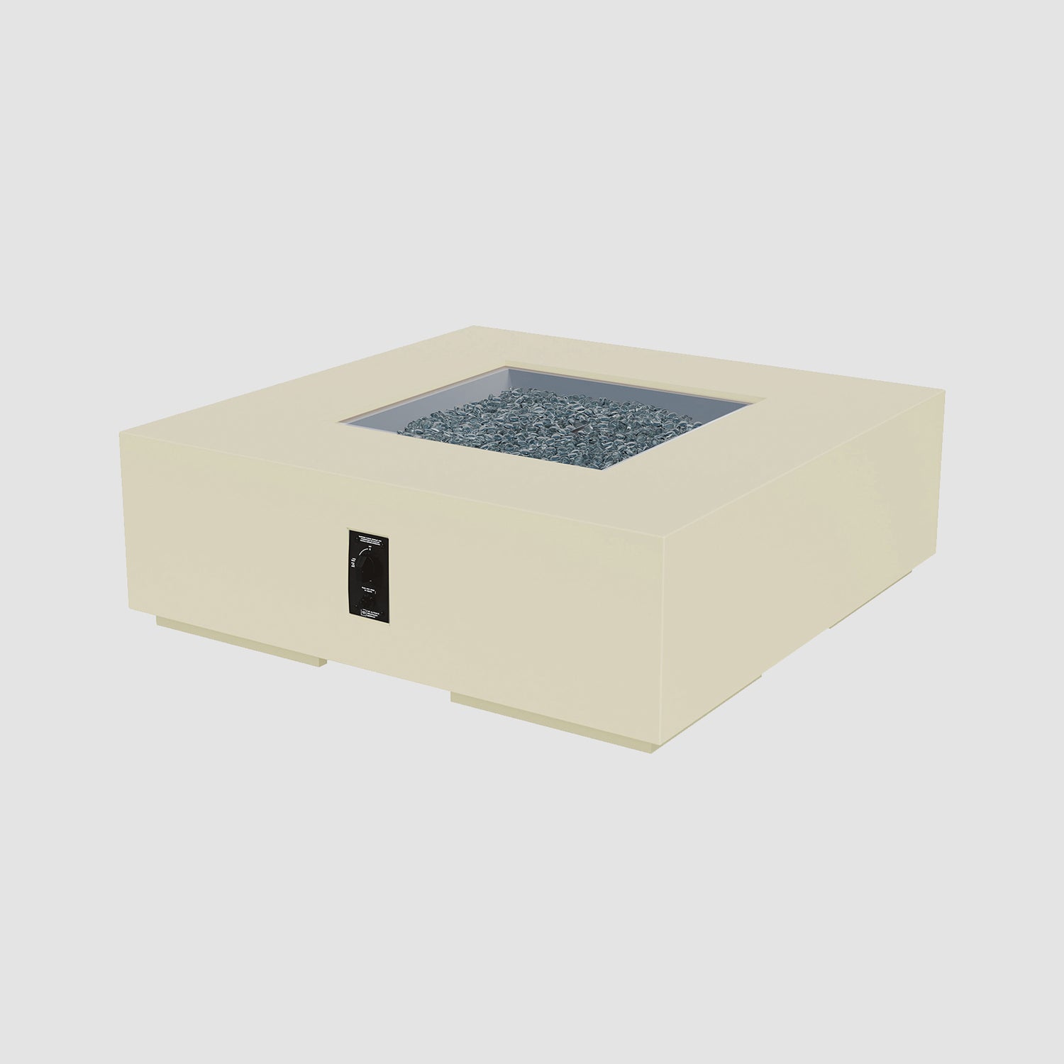 48" Cove Square Gas Fire Pit in Linen