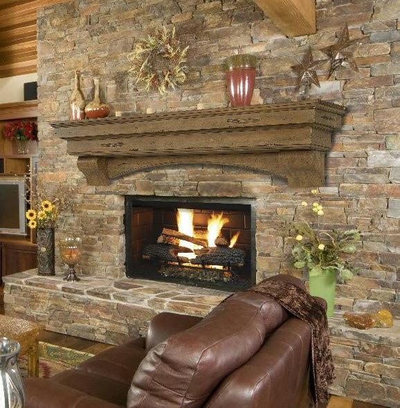 72" Celeste Dune Finish Mantel Shelf