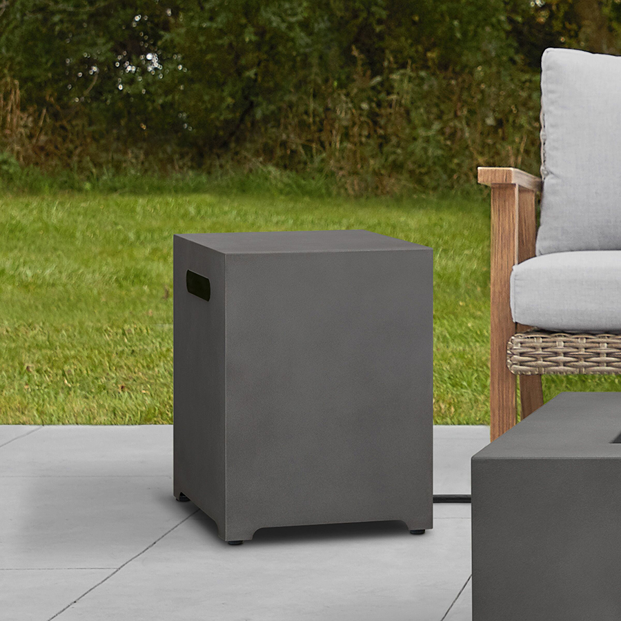 Weathered Slate Propane Tank Cover