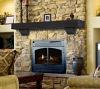 60" / 72" Shenandoah Mantel Shelf - Espresso 