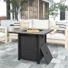 Outdoor Propane Gas Fire Pit Table