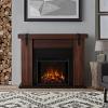 48" Aspen Chestnut Barnwood Electric Fireplace