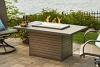 50" Brooks Rectangular Gas Fire Pit Table