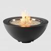 42" Cove Bowl Gas Fire Pit in Midnight Mist w/ Electronic Ignition (LP)