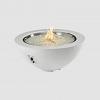42" Cove Round White Gas Fire Pit Bowl