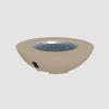 54" Cove Bowl Gas Fire Pit in Latte w/Electronic Ignition (NG)