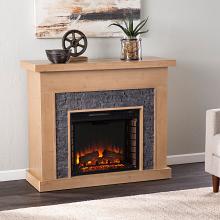 45” Standlon Electric Fireplace w/ Faux Stone Surround 45” Standlon Electric Fireplace w/ Faux Stone Surround