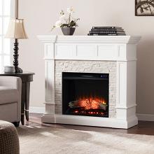 45.25" Cardona Touch Screen Electric Fireplace w/ Faux Marble 45.25" Cardona Touch Screen Electric Fireplace w/ Faux Marble