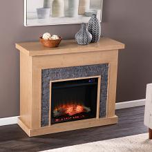 45” Standlon Touch Screen Electric Fireplace w/ Faux Stone Surround 45” Standlon Touch Screen Electric Fireplace w/ Faux Stone Surround