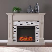 48" Birkover Base Electric Fireplace w/ Marble Surround 48" Birkover Base Electric Fireplace w/ Marble Surround