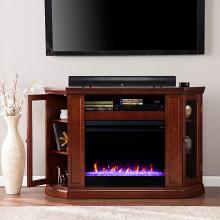 48" Claremont Color Changing Convertible Fireplace - Cherry 48" Claremont Color Changing Convertible Fireplace - Cherry