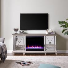 58" Toppington Mirrored Fireplace Media Console 58" Toppington Mirrored Fireplace Media Console
