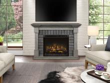 52" Dimplex Royce Electric Fireplace Mantel With Logs 52" Dimplex Royce Electric Fireplace Mantel With Logs
