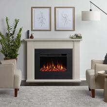 52" Tejon Slim Bone White Electric Fireplace 52" Tejon Slim Bone White Electric Fireplace