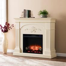 44.75" Sicilian Touch Screen Electric Fireplace - Ivory 44.75" Sicilian Touch Screen Electric Fireplace - Ivory