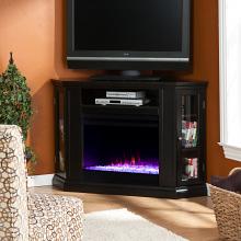 48" Claremont Color Changing Convertible Fireplace - Black 48" Claremont Color Changing Convertible Fireplace - Black