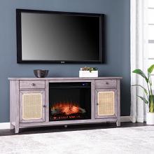 58” Edderton Touch Screen Electric Fireplace w/ Media Storage 58” Edderton Touch Screen Electric Fireplace w/ Media Storage
