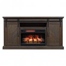 64" Southgate Antique Coffee Infrared Media Electric Fireplace 64" Southgate Antique Coffee Infrared Media Electric Fireplace