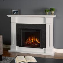 53.5" Kipling White Electric Fireplace 53.5" Kipling White Electric Fireplace