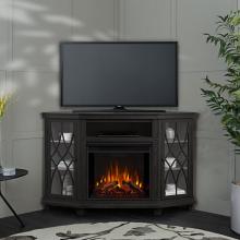 56" Lynette Gray Corner Entertainment Electric Fireplace 56" Lynette Gray Corner Entertainment Electric Fireplace