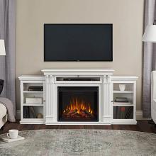 67" Calie White Entertainment Center Electric Fireplace   67" Calie White Entertainment Center Electric Fireplace