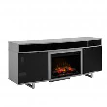 64" New Enterprise Imperial Gray Infrared Media Electric Fireplace w/ Bluetooth Speakers 64" New Enterprise Imperial Gray Infrared Media Electric Fireplace w/ Bluetooth Speakers