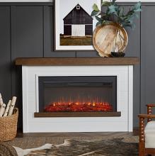 67" Bernice White Electric Fireplace 67" Bernice White Electric Fireplace