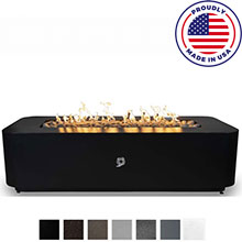 96" Cove Fire Pit - Powder Coated Metal