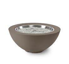 42" Cove Bowl Gas Fire PIt in Earth Stone