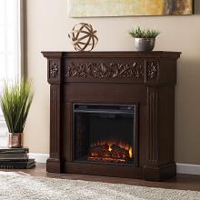 44.5" Calvert Carved Espresso Electric Fireplace 44.5" Calvert Carved Espresso Electric Fireplace