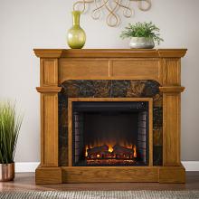 45.5" Cartwright Convertible Mission Oak Electric Fireplace 45.5" Cartwright Convertible Mission Oak Electric Fireplace