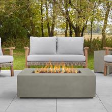 42" Aegean Mist Gray Small Rectangle Propane Gas Outdoor Fire Table 42" Aegean Mist Gray Small Rectangle Propane Gas Outdoor Fire Table