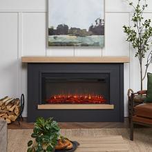 67" Bernice Charcoal Electric Fireplace 67" Bernice Charcoal Electric Fireplace